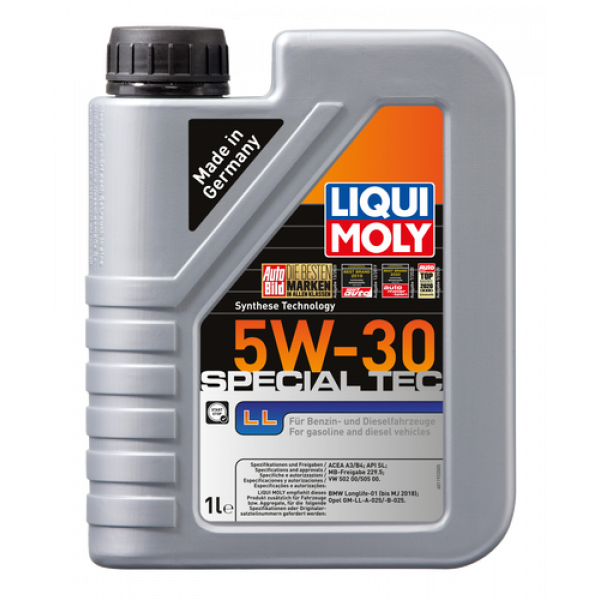 Λιπαντικό κινητήρα Liqui Moly Special Tec LL 5W30 1L 